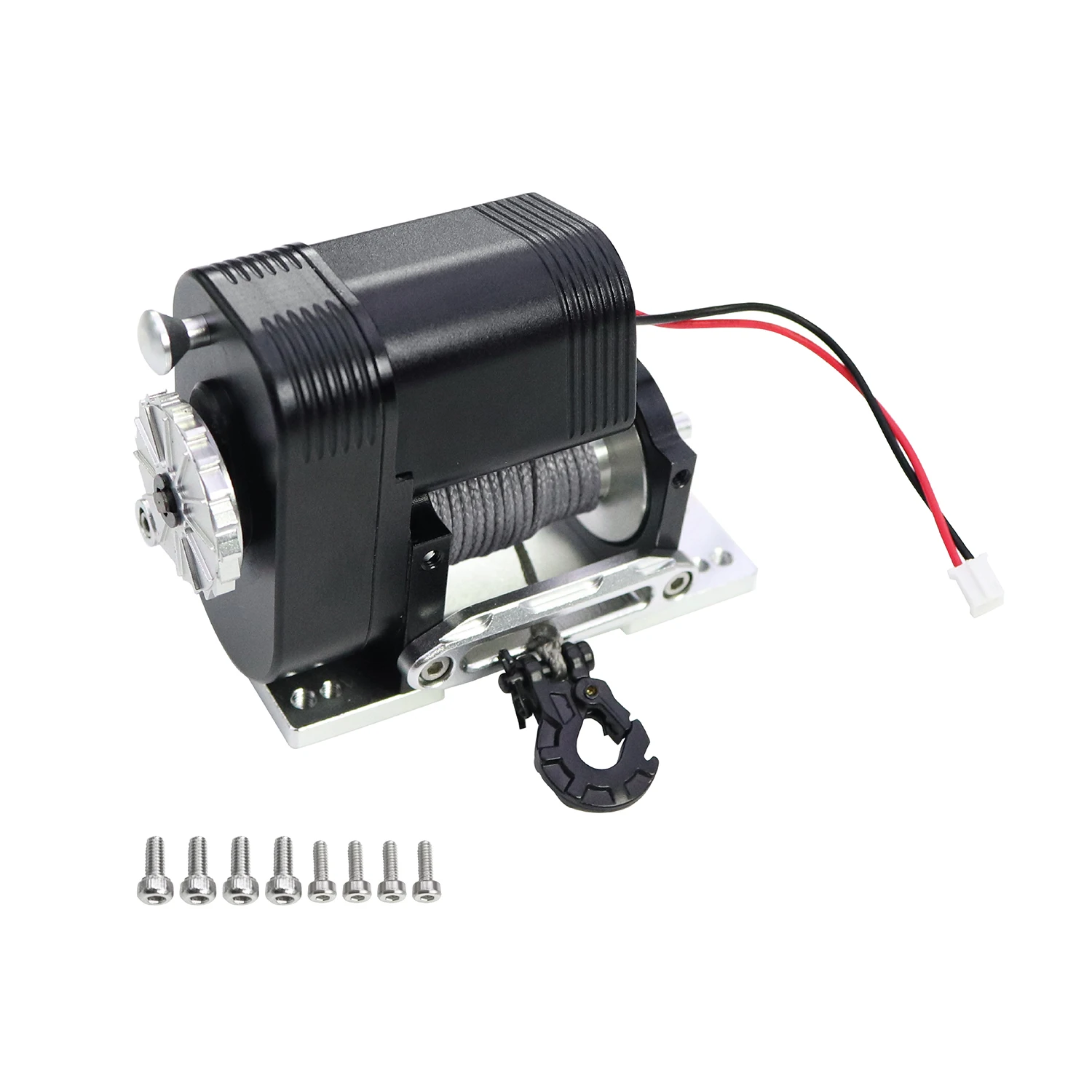 Aluminium gesimuleerde 8274 verticale lier 6-12,4 V 50 lbs laadvermogen voor 1/10 RC Crawler AXIAL SCX10 II 90046 TRX4 RC4WD upgrades