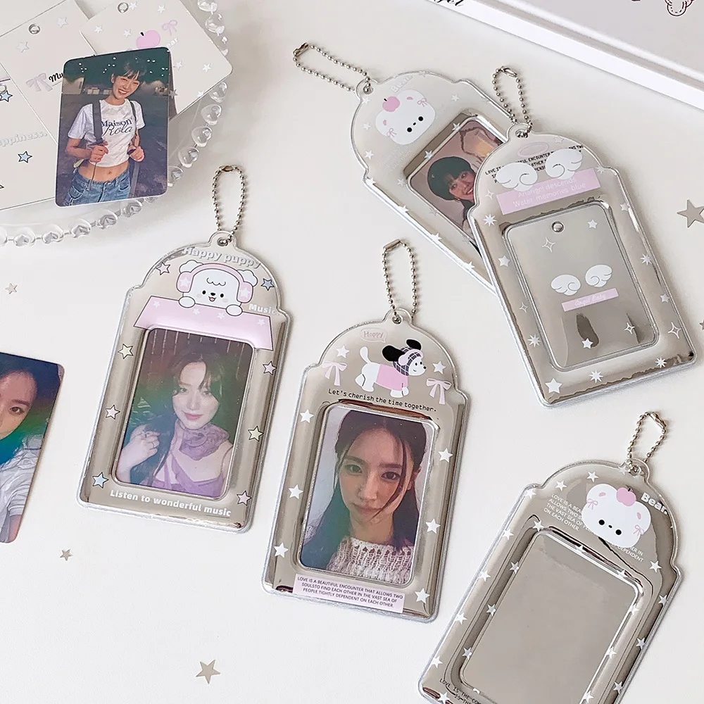 

Серебряный держатель для карт, блестящий защитный чехол для фотокарточек из ПВХ, книга для хранения фотокарточек, надежный держатель для фотокарточек 3 дюйма для фотографий на документы