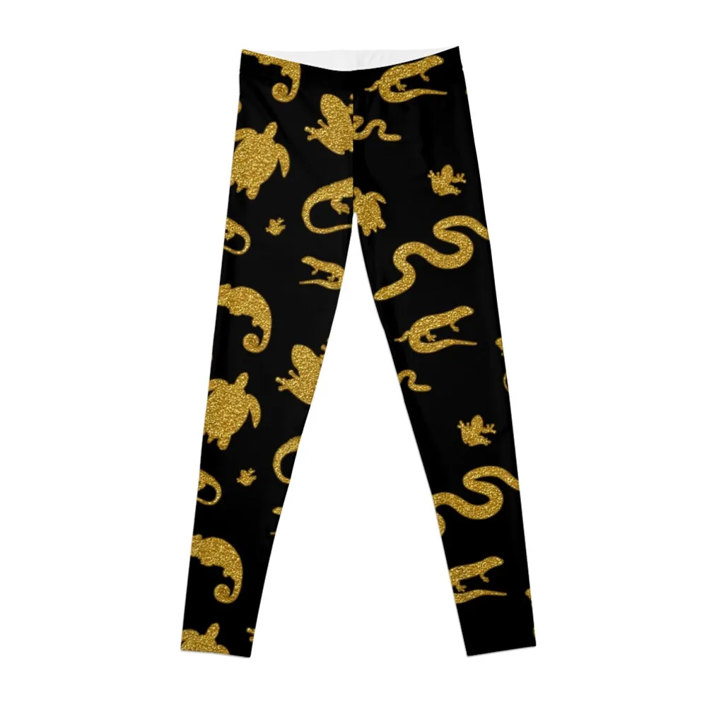 Herp Awareness Gold Leggings leggins push up woman Sweatpants Sportswear woman gym Women's tights Womens Leggings