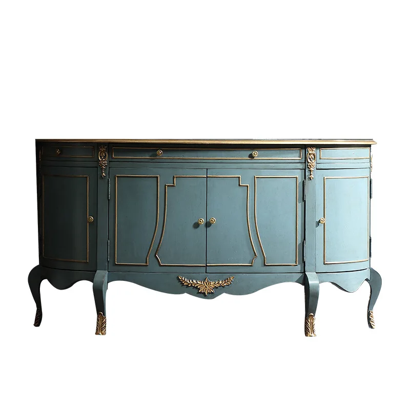 

Court French furniture European old-fashioned porch cabinet living room floor cabinet locker complete furniture