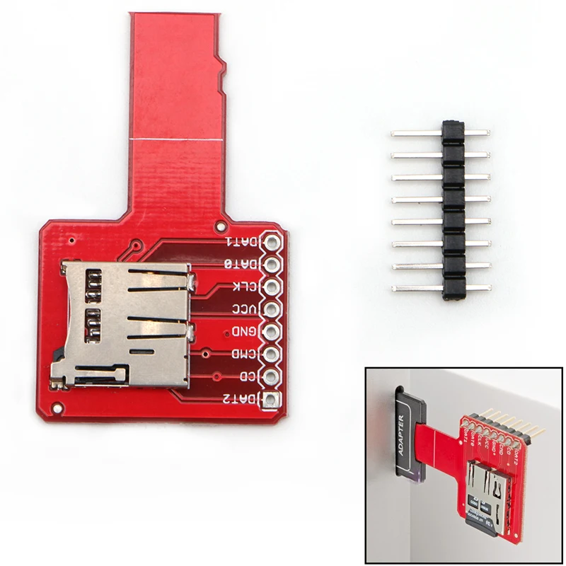 New Micro SD Sniffe Compatible With TF Card Adapter Plate Universal 1pc