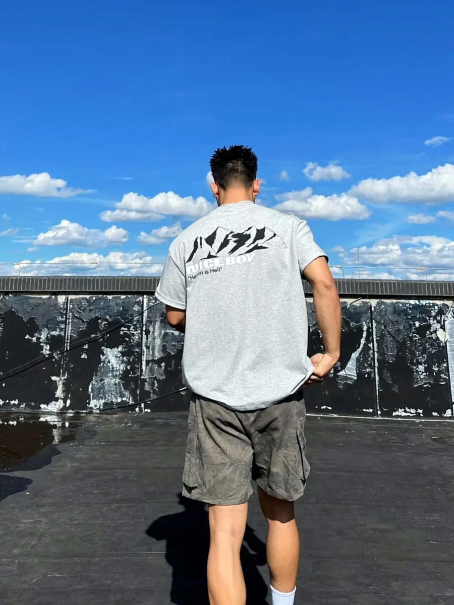 American Retro Camouflage Loose Casual Pants Five-Quarter Length ex Streetwear Under-Knee Youthful Summer orts