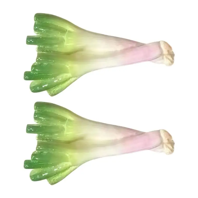 31BB 2 Piece Vegetable Resin Barrettes for Side Hair, Fringe, and Party Styling