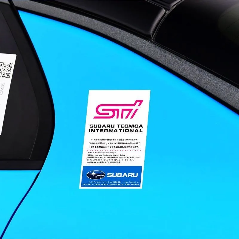 ملصقات الزجاج الأمامي للسيارة ملصق تشبث ثابت تعديل الديكور لسوبارو STI WRX فورستر امبريزا ليجاسي Outback XV Tribeca