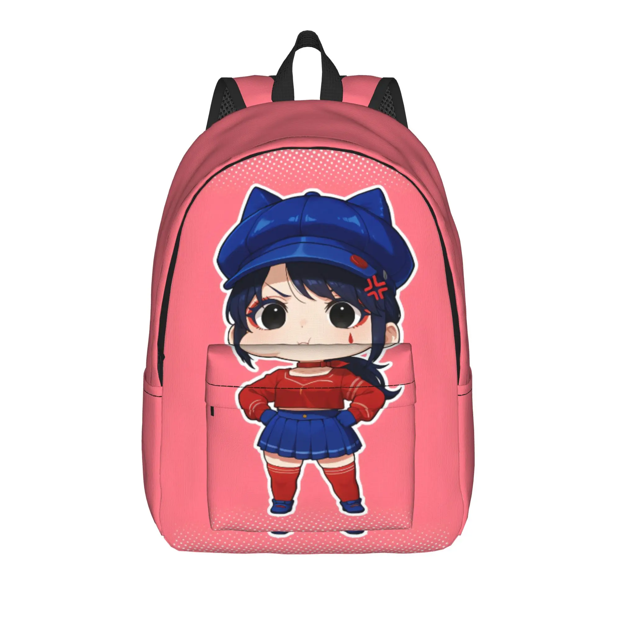 Game Miside Series Print Backpack Student  Print Backpacks Polyester Stylish School Bags Travel High Quality Rucksack