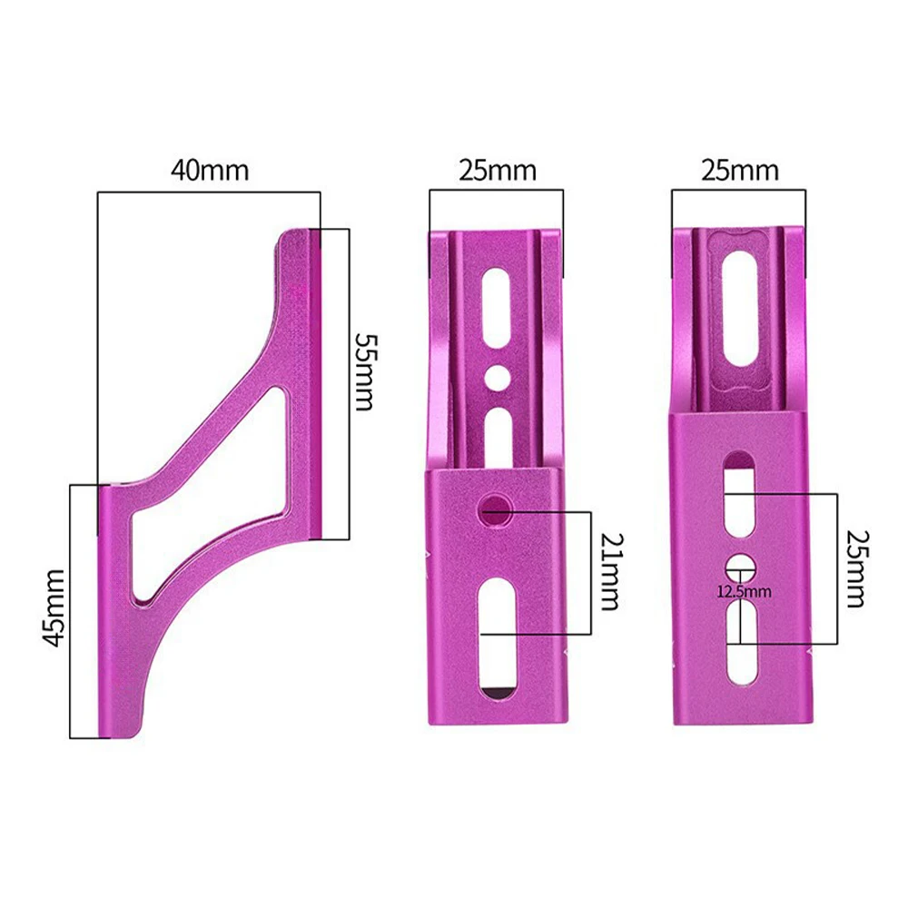 Bicycle Block Adapter Folding Bike Extension For Travel Cycling Sleek Upgraded Look Aluminum Bike Carrier Adapter