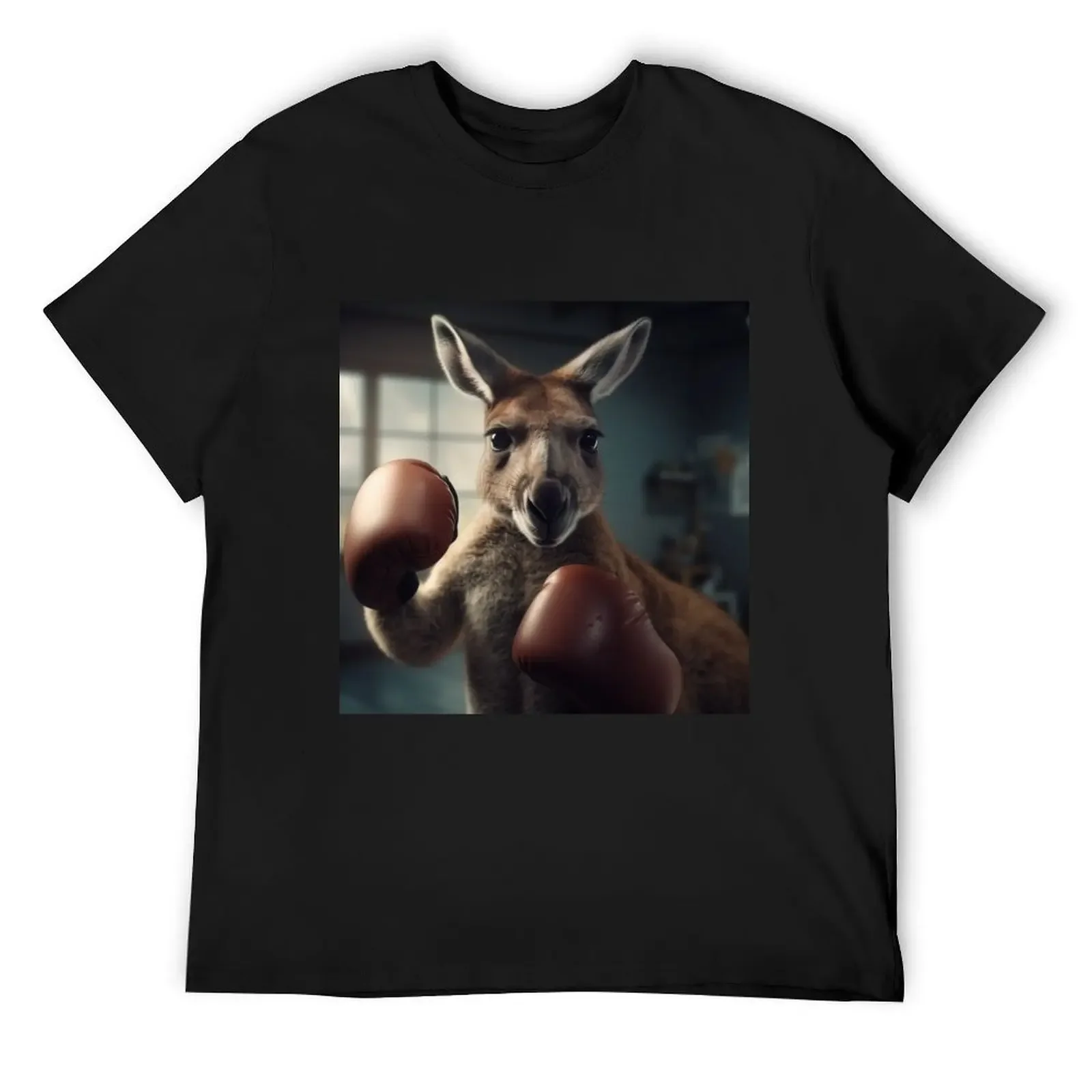 boxer kangaroo T-Shirt oversized quick drying sublime heavyweights T-shirt men