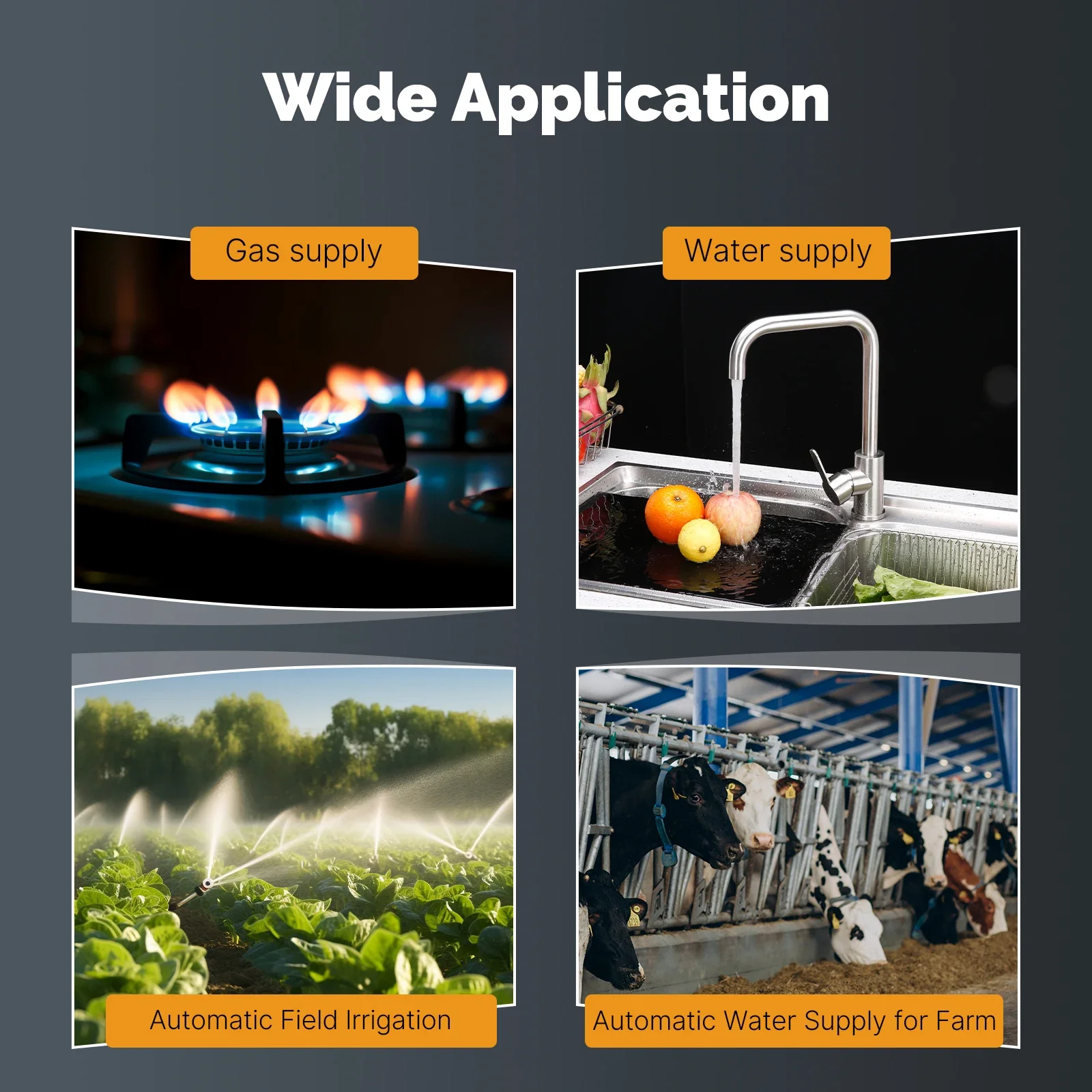 MOES Tuya ZigBee Smart battery Water Gas Valve Controller Automatic Low Power Consumption Voice Control with Alexa Google Home