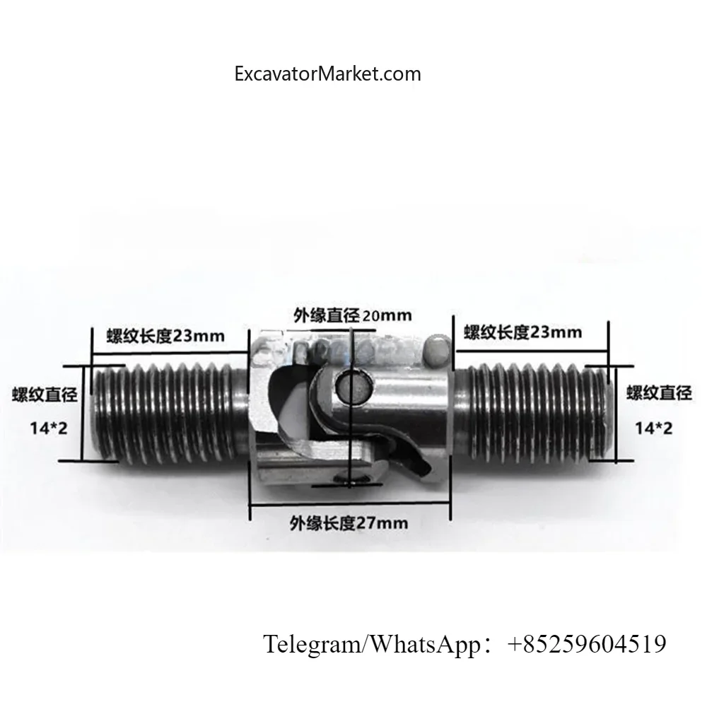 Excavator Accessories For ZAX 200/210/240/330/360/70/120 Hitachi Parts New Joystick Handle Universal Joint Cross Joint