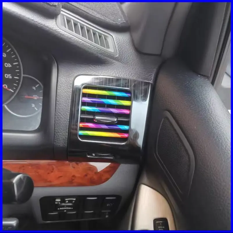 

For Toyota Land Cruiser Prado LC120 2003~2009 Both Side Air Outlet Vent Decorative Cover Trim Car Styling Auto Accessories