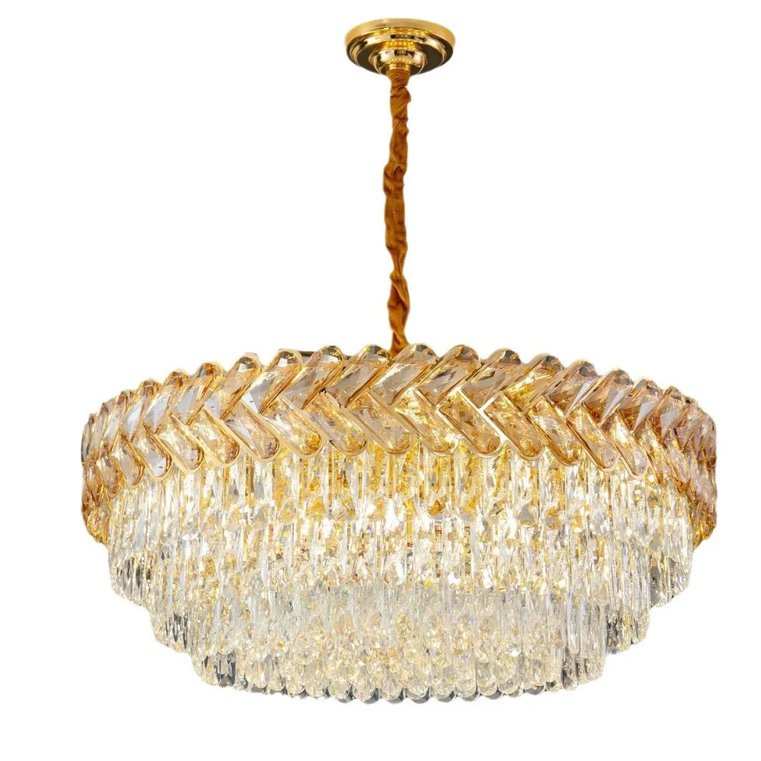 2024 Luxury Modern LED Crystal Chandelier For Living Room, Dining Room, Kitchen And Bedroom Pendant Lamp  Lighting Fixture