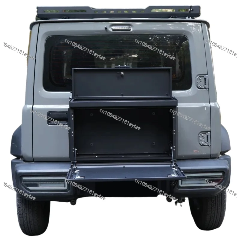 Aluminum Tailgate Tool Box for Suzuki Jimny JB64 JB74 2019+ Outdoor Storage Box Luggage Exterior Accessories