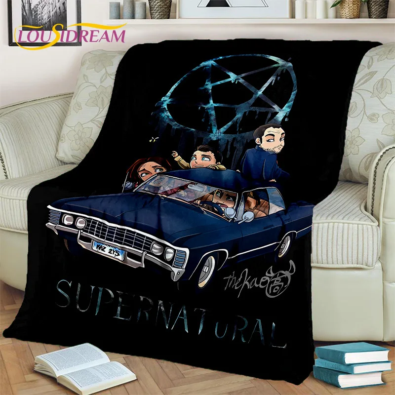 Supernatural Series 3D Blanket,Flannel Throw Blanket for Home Bedroom Bed Sofa Living Room Picnic Office Hiking Leisure Nap Gift