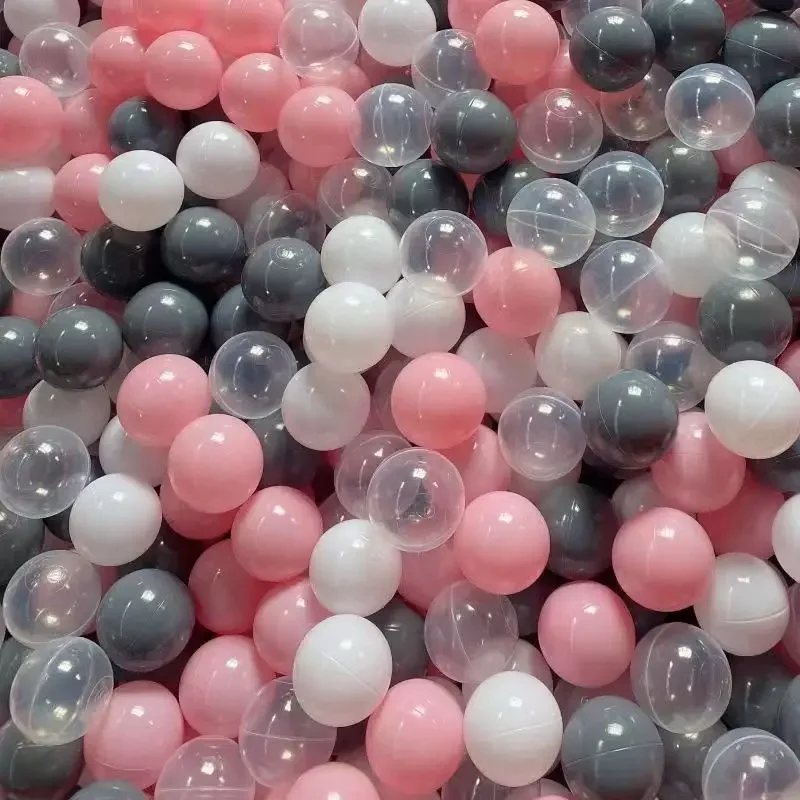 100PCS Outdoor Sport Ball Bunte Weiche Wasser Schwimmen Pool Ozean Welle Ball Baby Umweltfreundliche Stress Air Ball Zelt Spielzeug für Kinder
