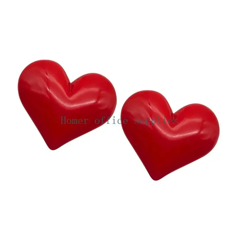 K43B Fashionable Heart Earphone Decoration Silicone Headphone Accessory For Live Show