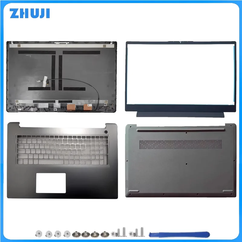 LCD Back Cover Frame Bezel Palm Rest Bottom Shell Laptop Upper Lower Case For Ideapad 3-17ITL6 3-17ALC6 3-17ADA6