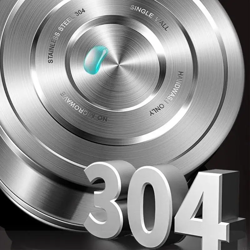 

304 Stainless Steels Storage Jar Vacuum Sealed Container Kitchen Essential X3UC