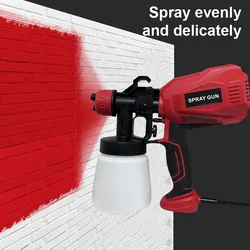 1 Set 3 Nozzles Easy-to-Use Electric Paint Sprayer For Furniture, Fence, Car Bicycle And Hair Sprays Latex Paint