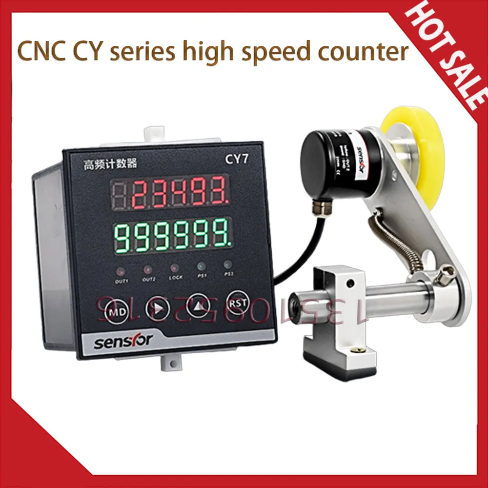 High-frequency Counter Meter Meter High-precision Roller Electronic Digital Display Edge Banding Machine Encoder Controller