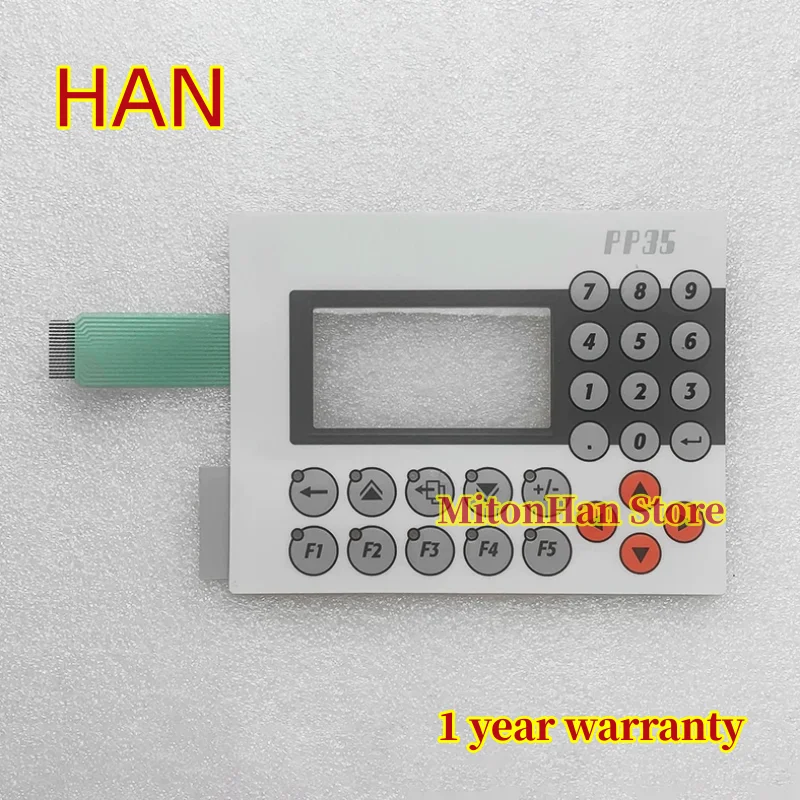 New For PP35 4PP035.0300-01 4PP035.0300-36 Membrane Keypad Button Keyboard Film LCD Display Screen
