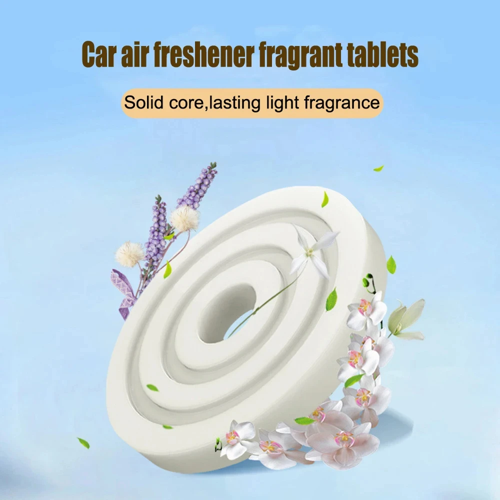 1 PCS Car Air Freshener Fragrant Tablets Accessories Automobile Perfume PE Material Perfume Diffuser Supplement Accessories