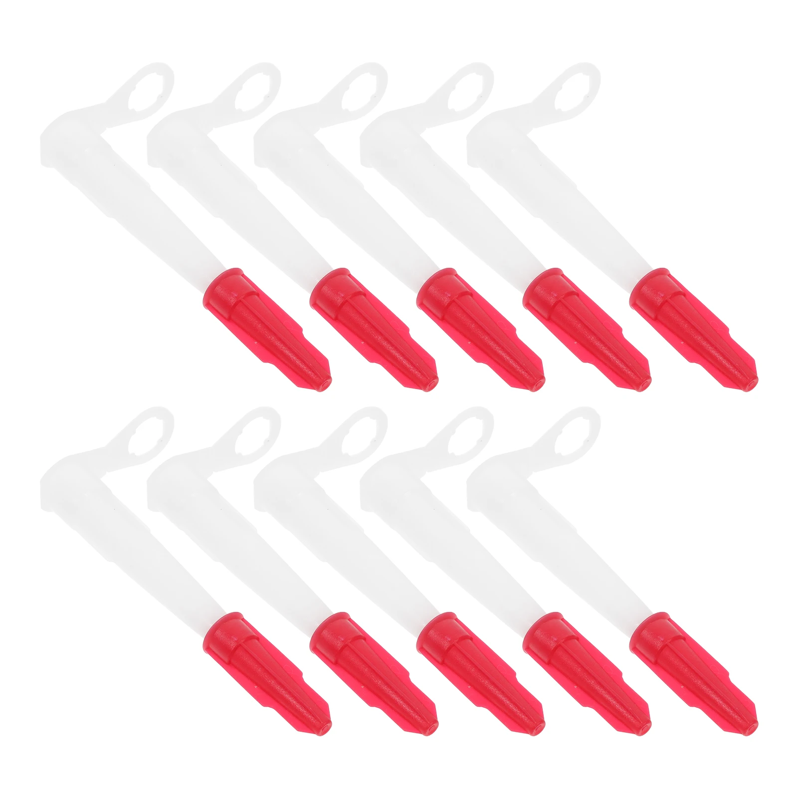 

1 set Caulk Nozzle Tip Sealing Cap Extension Finishing Tool for Accurate Control Efficient Application Silica Gel Tube