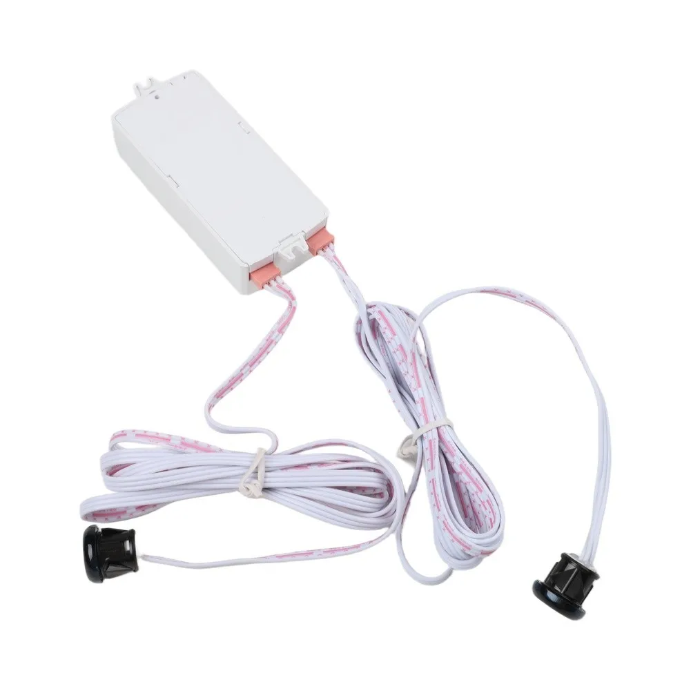 Convenient Light Activation Touch Sensor Door Elegant White Finish Flexible Installation For Home Decor Convenient