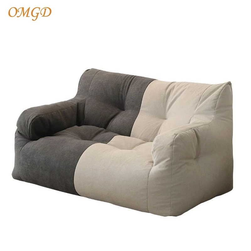 OMGD Lazy Person Sofa Can Lie And Sleep Bedroom Chaise Lounge Ins Wind Balcony Small Sofa Single Net Red Tatami Soft Sofa