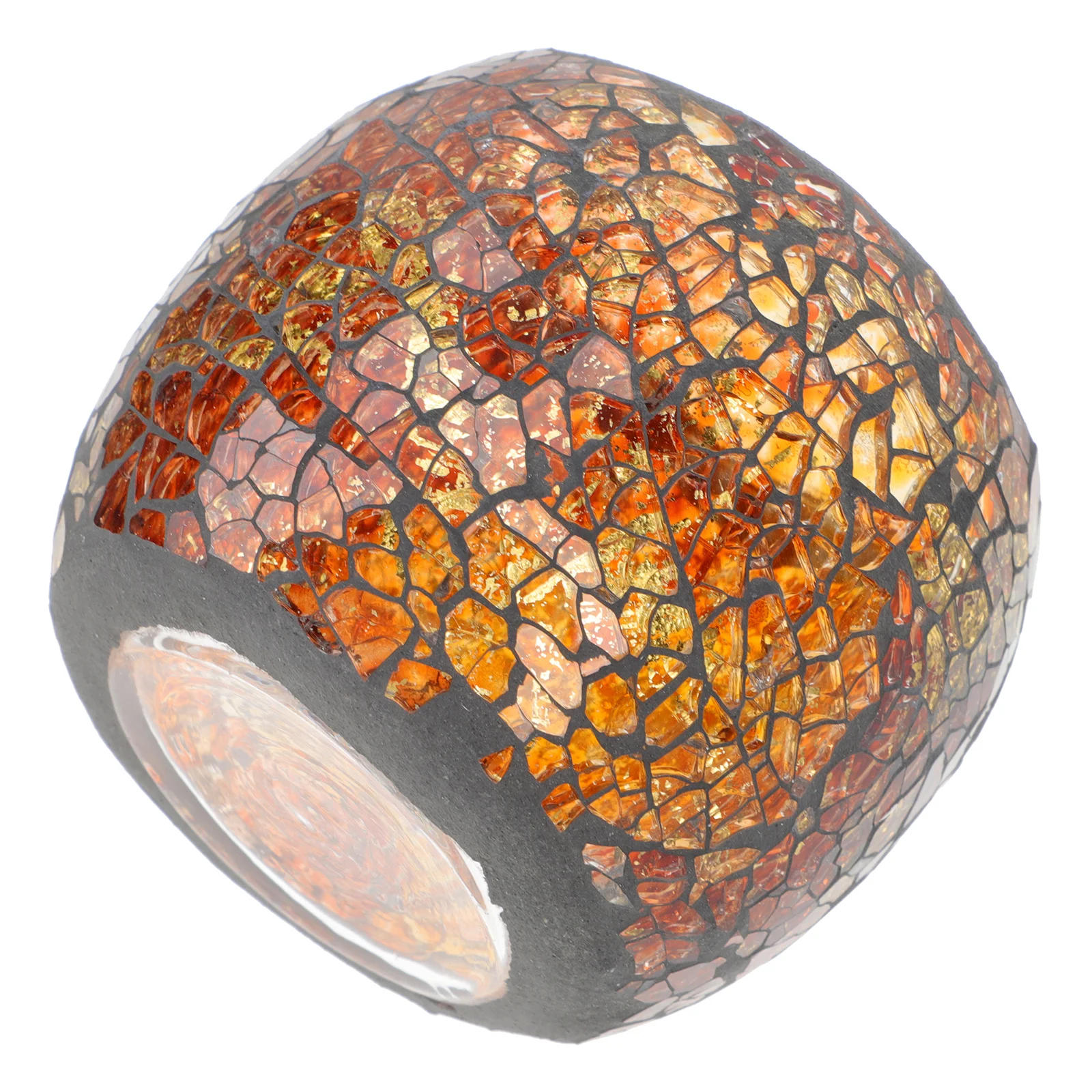 

Creative Texture Glass Candleholder Small Compact Size Elegant Wedding Table Decor Practical Design Glass Cup