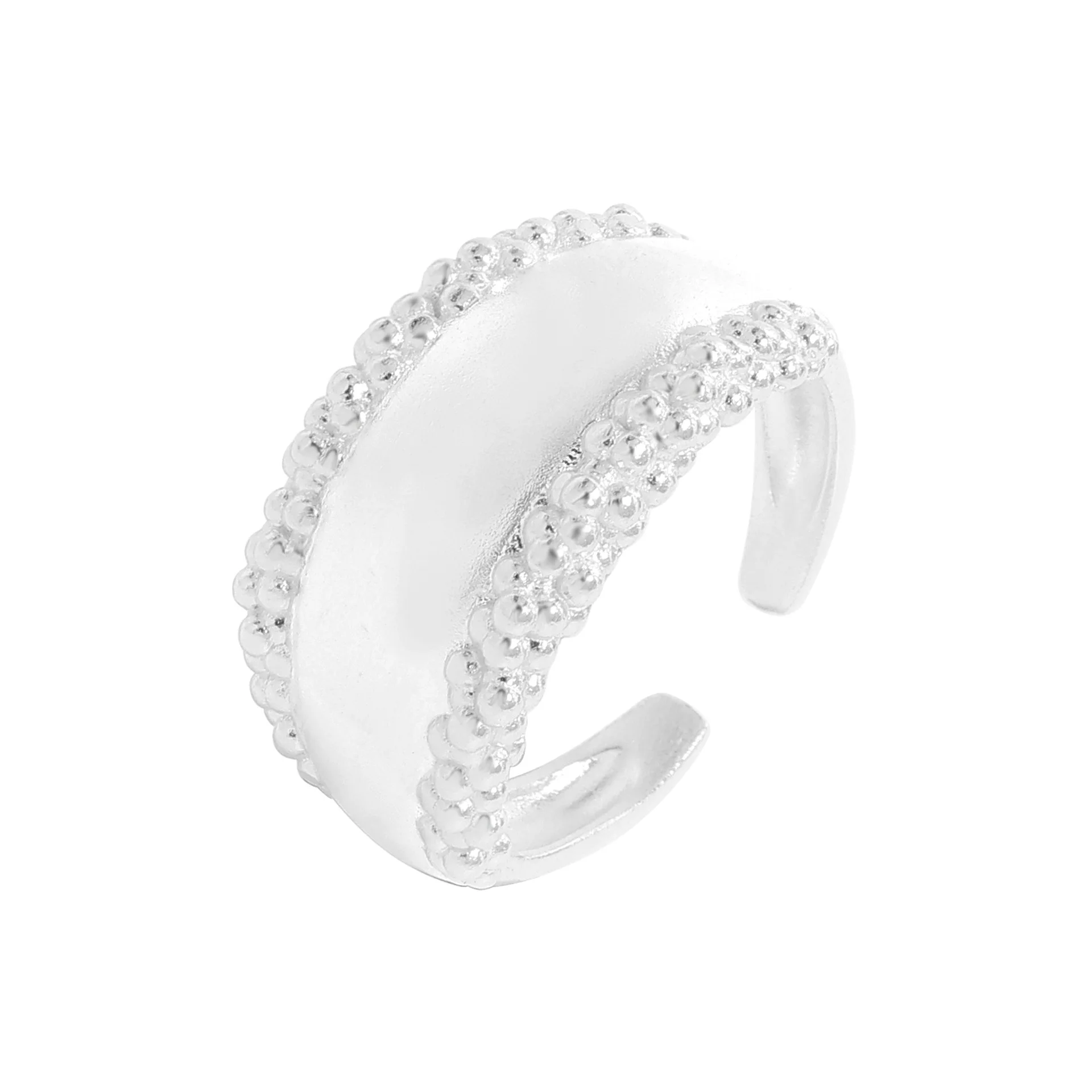 JZ1814 CHOZON S925 خاتم بيان من الفضة الصلبة التصميم الأصلي بالجملة مجوهرات قابلة للتعديل للنساء