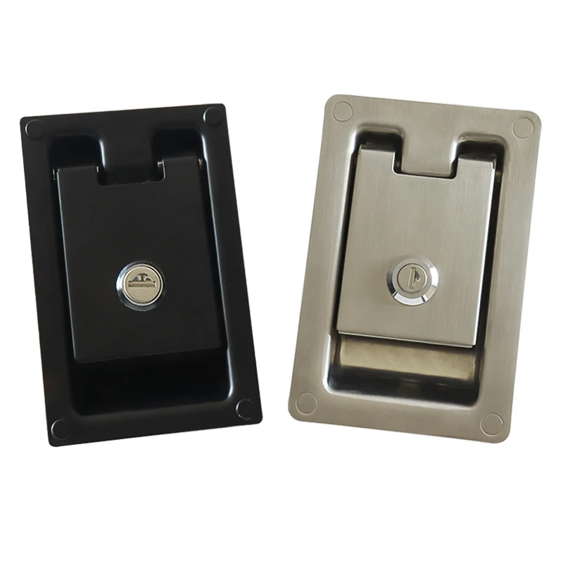 

Heavy Duty Stainless Steel Safety Door Lock Ute Tray Camper Accessories 2 Point Paddle Latch Truck Trailer Recessed Plane Lock