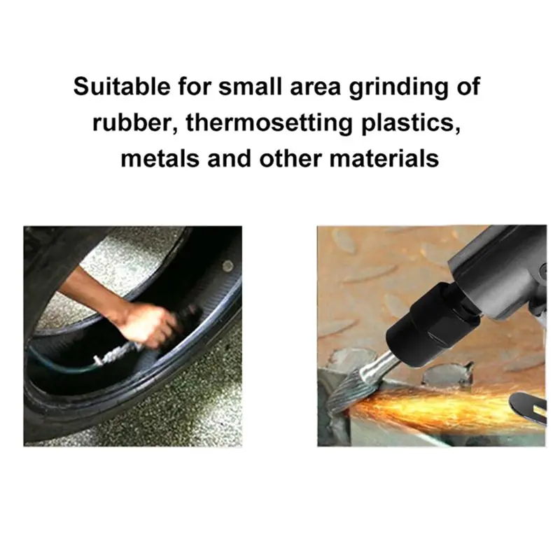 Y42A-2X 1/4 Inch Air Angle Die Grinder 90 Degree Pneumatic Grinding Machine Cut Off Polisher Mill Engraving Tools Set