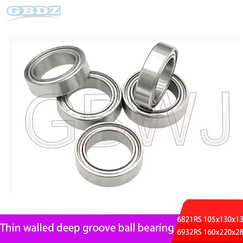 

1Pcs/Lot 6811 6812 6813 6814 6815 6921 6924 6928 6932 ZZ 2RS Thin Wall Deep Groove Ball Bearing