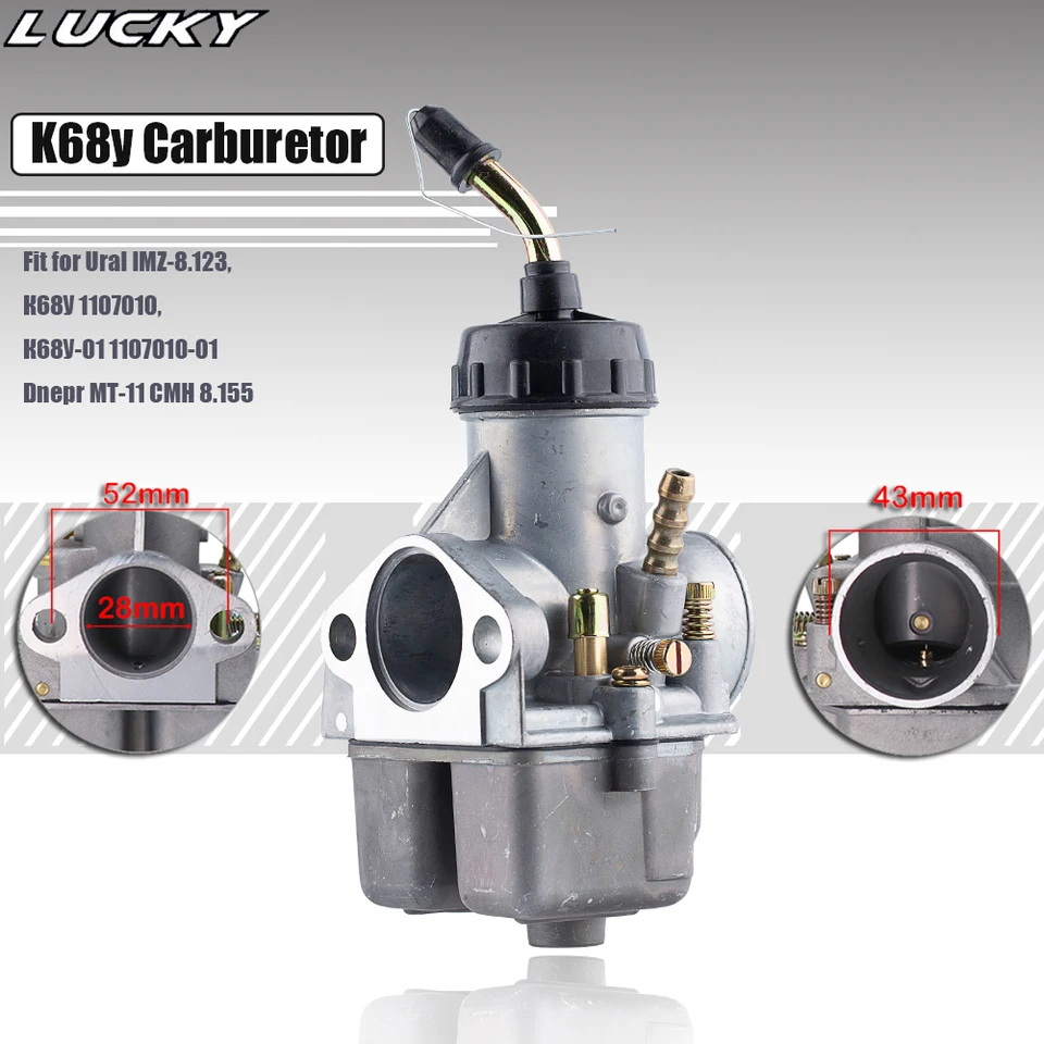 Carburetor k68y K68Y-1 PEKAR Couple URAL 650 DNEPR MT Russian