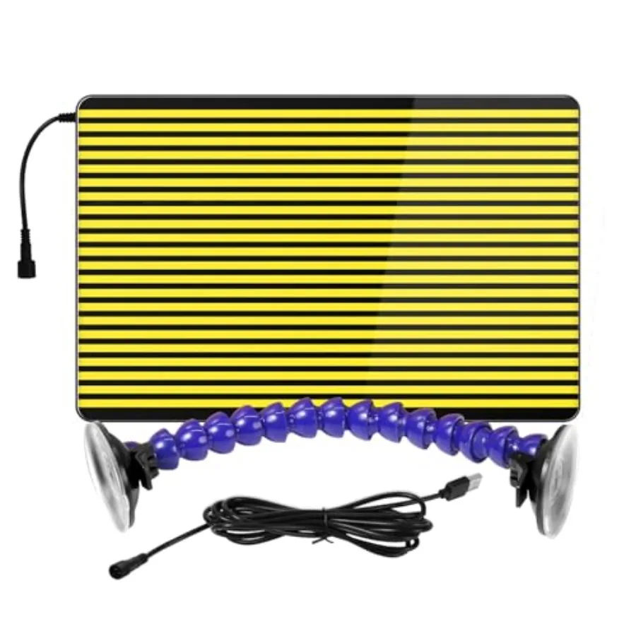 

Double Panel Strip Line Paintless Dent Repair Tool Kit Lamp Reflective Borde 5v USB lamp