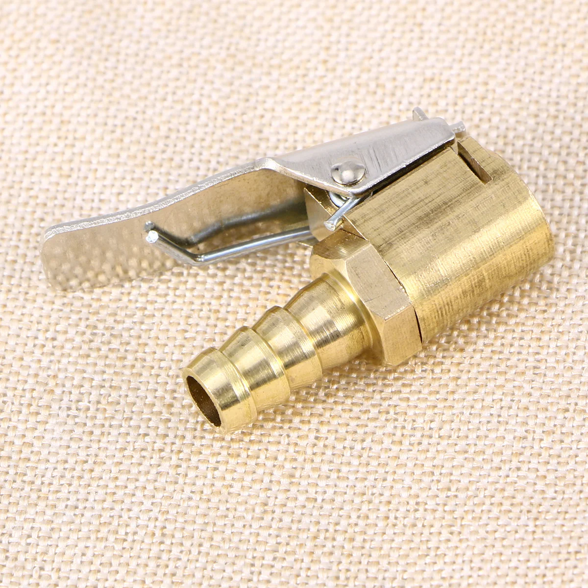

8mm Brass Tyre ClampCar Tyre Clamp Tire Inflator Valve Air Chunk Connector Pneumatic Pump Connector