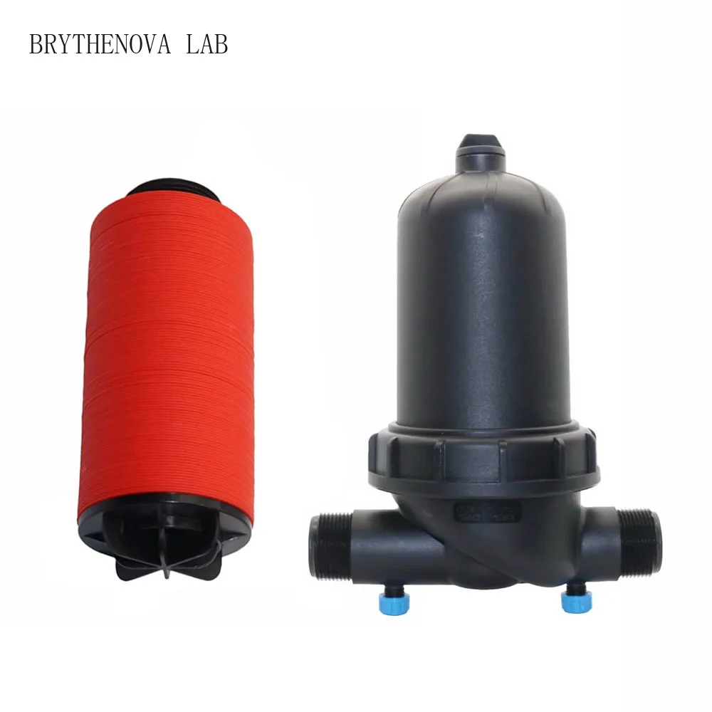 Water Filter 120 Mesh Disc Garden Irrigation System Strainer 1.25" 1.5" 2" Thread Male Hose Pipe Water Pump Filtering Impurities