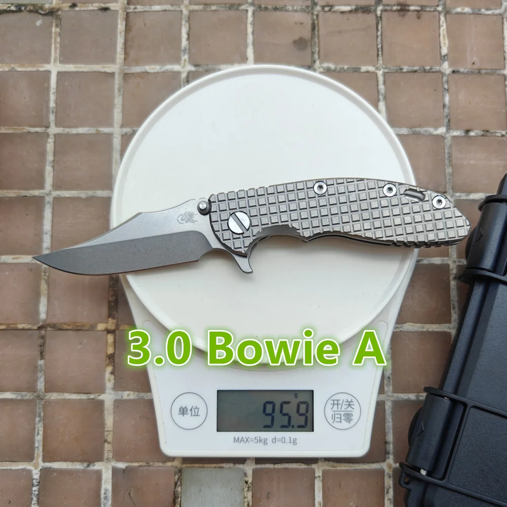 

JUFULE Cryo Vg10 3 "лезвие с титановой ручкой Hinderer XM18 керамический складной нож с подшипником тактический карманный походный охотничий инструмент EDC