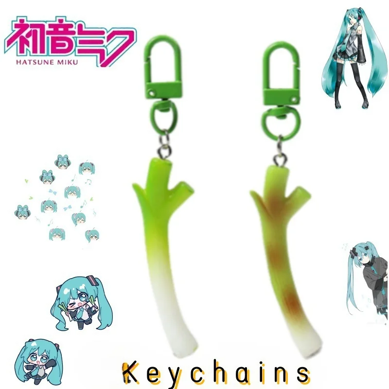 

Hatsune Miku Cartoon Cute Peripherals Keychains Good look School Bags Backpacks couple Personalized Creative Decorative Pendants
