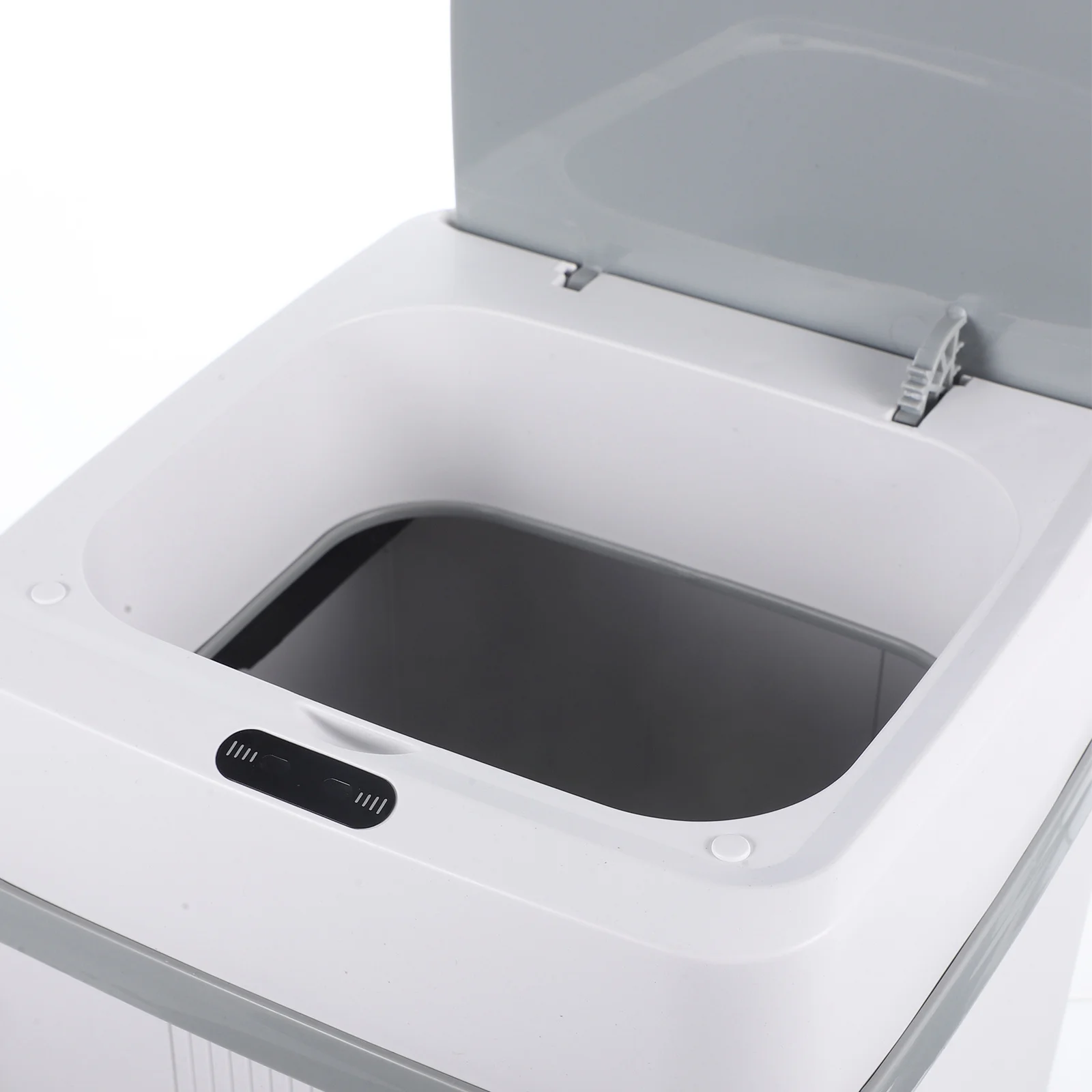 

1pc Smart Trash Can Automatic Plastic Garbage Bin Motion Sensor Touchless Lid Large Capacity Household Kitchen Bathroom Office