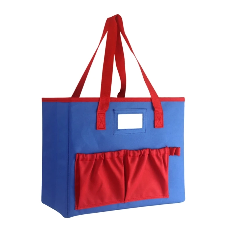 

Big Capacity File Tote Foldable Document Storage Bag with Handle