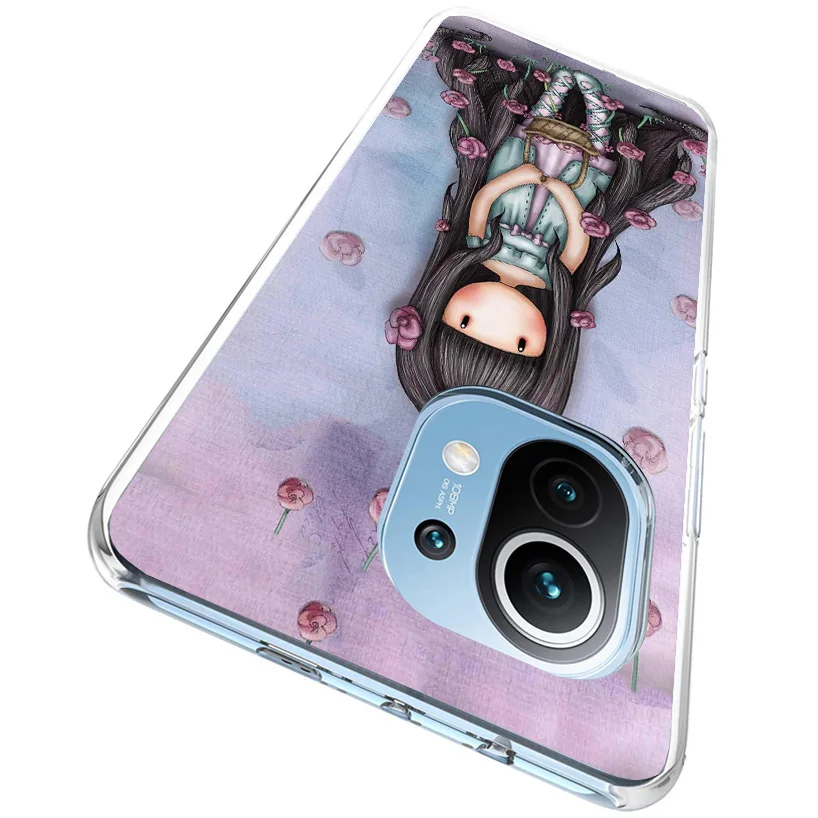 S-Santoro G-Gorjuss Cute Girls Phnoe Case for Xiaomi Mi 11T 12T 10T 9T Pro 13 12 11 A3 11i 8 9 10 Lite 12X 5X 6X Unique Cover Co