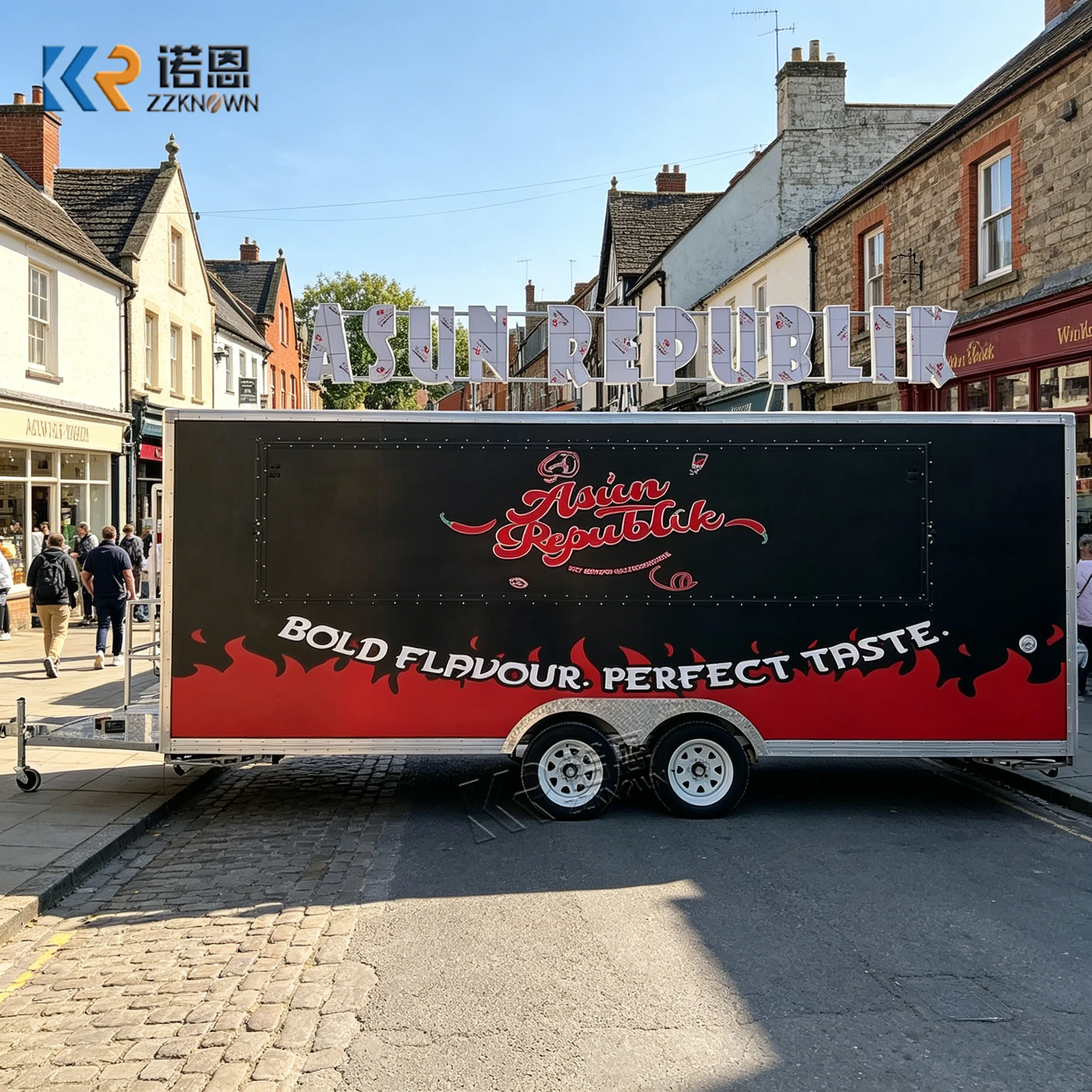 

Mini Mobile Hotdog Ice Cream Food Cart Trailer with Wheels Small Street Food Truck for Sale Cheap Price in USA