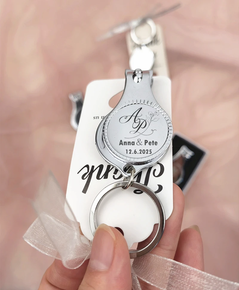 10/20pc Personalized Baptism Favor Baby Christening Gift For Guests Nail Clipper Keychain Bottle Opener First Communion Souvenir