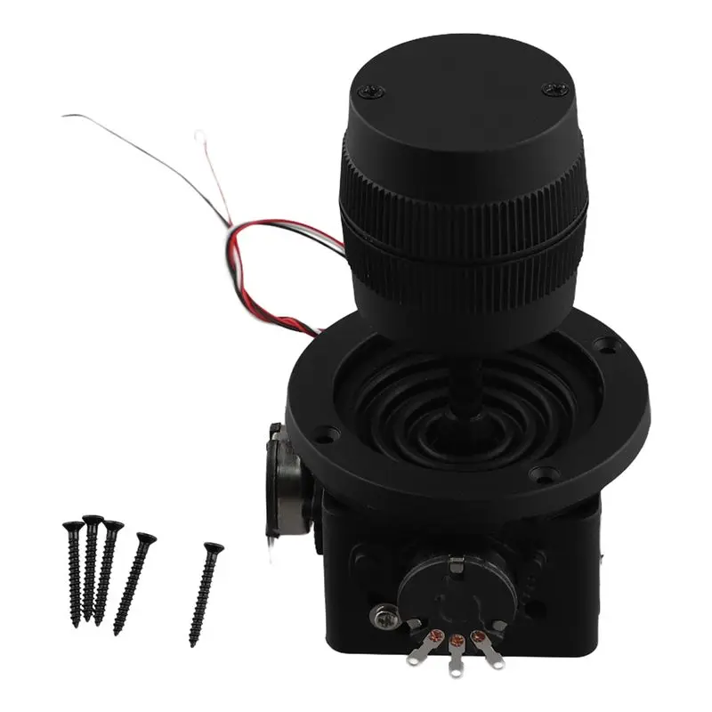 HFES 3-Axis Joystick Potentiometer ZY-D300B-R2 5K 3D Security Yuntai Control Ball Machine Keyboard Monitor Joystick Black