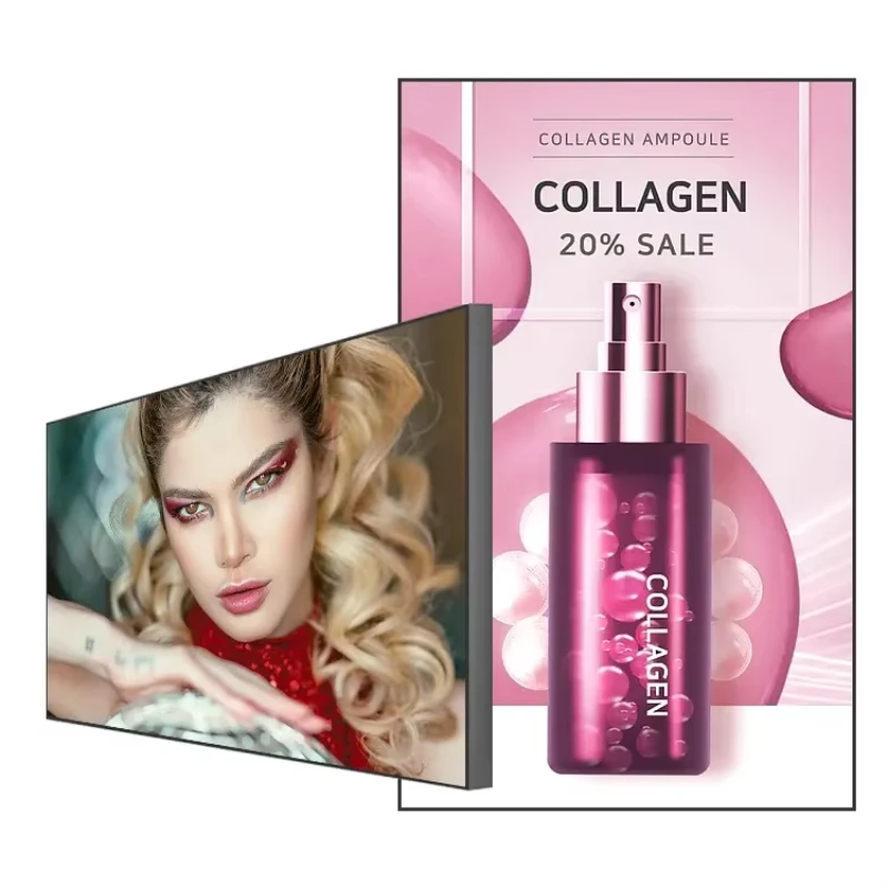 

Ultra Narrow Hanging Digital Menu Board Fast Food Restaurant Advertising Menu Display