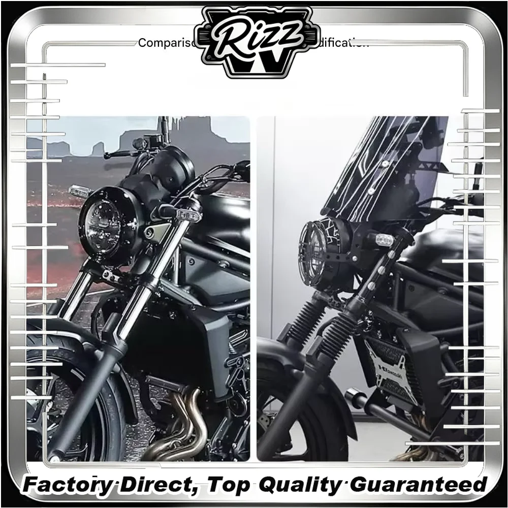 FOR Eliminator 500 Motorcycle Front Fork Blackout Decoration Protective Gaiter Upgrade Kit - Motorcycle Accessories