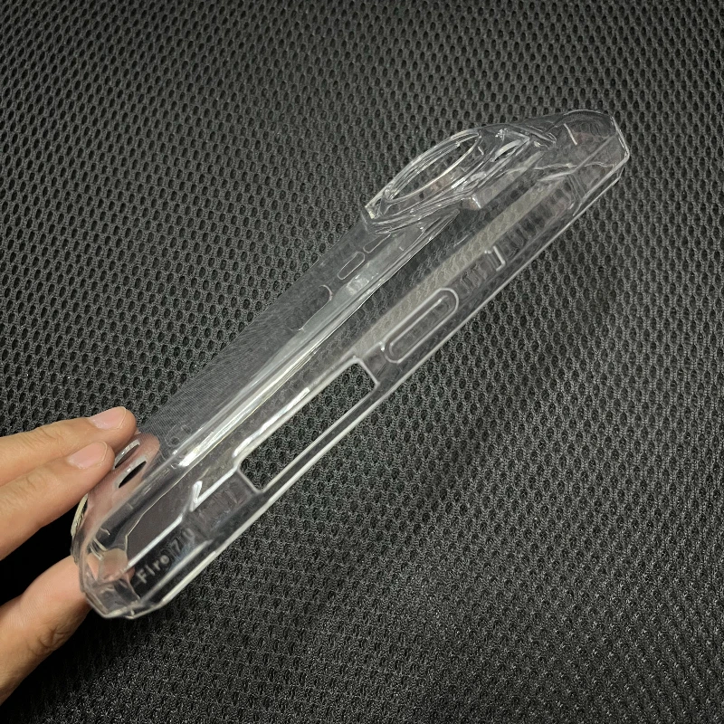 Miękkie etui TPU na telefon Doogee Fire 7 Ultra, silikonowa obudowa na tył telefonu Doogee Fire7Ultra, czarne, przezroczyste, miękkie etui. — zdjęcie produktu 4