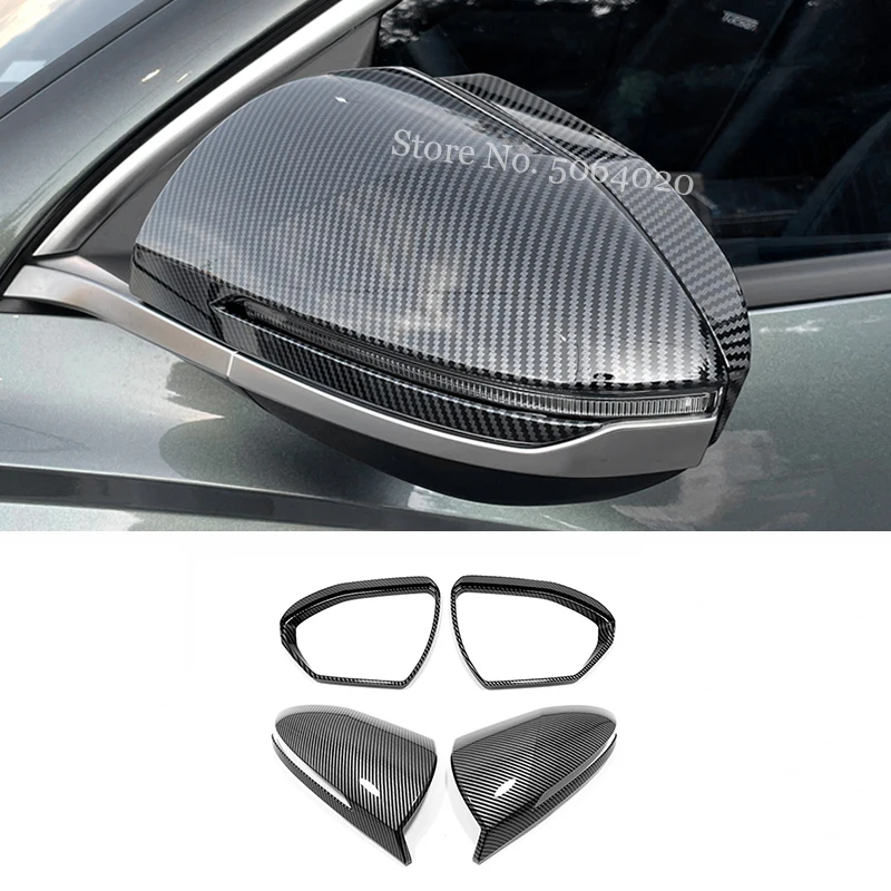 

Carbon fiber For Hyundai Tucson NX4 N Line 2021-2023 Car Side Mirror Rear View Mirror Sticker Cover Protector Garnish Accessorie