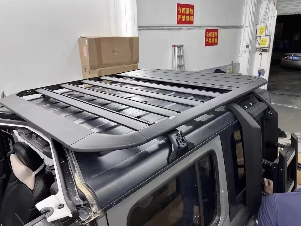 

High Quality Factory Wholesale Aluminum 4X4 Off for Jeep wrangler JL JK SUV Car Roof Luggage Racks Platform